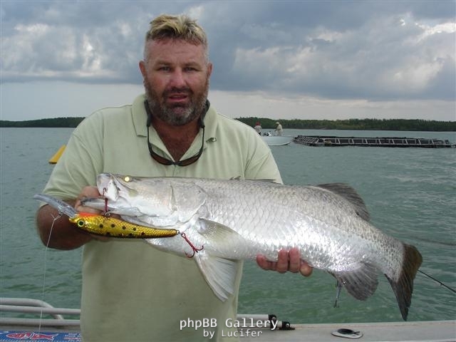 barra caught on a manns stretch 30+
