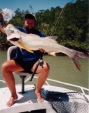 me with 42 pound threadie on flats melville island